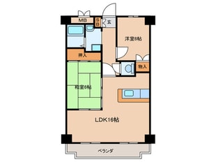 プル－リオン椥辻の物件間取画像